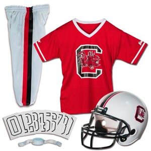 Red and White Football Jersey Set